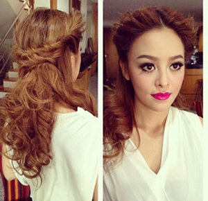 ทรงผมดัดลอน